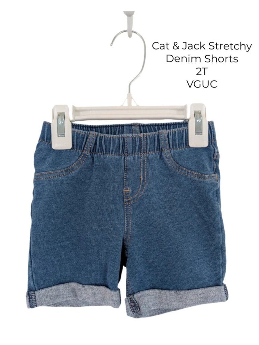 Cat & Jack Stretchy Denim Shorts 2T Toddler Clothing Small Shop